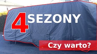 Pokrowiec na przyczepę po 4 sezonach. Czy warty swojej ceny?