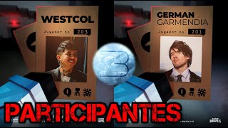 ESTOS SON LOS ULTIMOS 28 PARTICIPANTES CONFIRMADOS EN SQUID CRAFT 3... (WESTCOL, JUAN, GERMAN Y MAS)