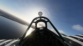 Flying Irons Spitfire Mk9 x2 to the mach loop and vally