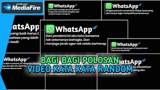 Bagi bagi 9 video polosan kata kata random | Terbaru 2021