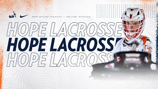 Hope vs. Illinois Wesleyan | Men's Lacrosse 2.17.24 | NCAA D3 Lacrosse