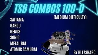 100 - 0% Combos for All Characters! | The Strongest Battlegrounds