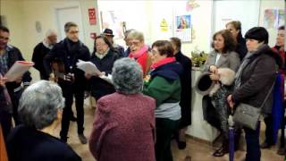 23 12 2013 VILLANCICOS POPULARES POR LAS CALLES DE ALÍA CÁCERES EL GRUPO FOLKLORE SANTA CATALINA Nº2