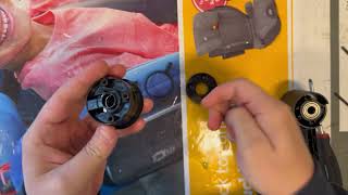 How To Replace Britax Smile 3/4 Front Wheel Metal Lock Without Removing The Attachment From Stroller