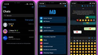 Nuevo WhatsApp Estilo IPhone en android 2022 (Fouad MB )