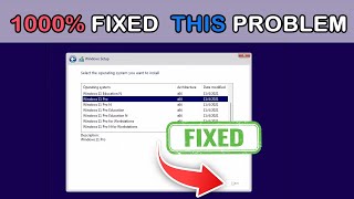 How to fix unable to select windows 11 During installation