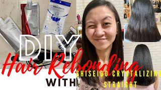 DIY HAIR REBONDING (feat. Shiseido Crystallizing Straight)