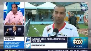 Emerson sheik detona Edmundo ao vivo!!!