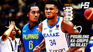 GREECE POSIBLENG Makaharap ng Gilas Pilipinas sa Group Stage? 2023 FIBA World Cup Draw MALAPIT NA!