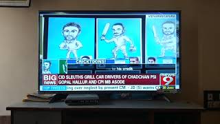 Caricatures of Cricketers in TV 9 English Channel