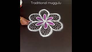 #margazhikolam #kolangal  Beautiful double stroke rangoli design#traditionalmuggulu #kolam