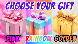 Choose Your Gift from 3 | WHAT DO YOU PREFER? |🎁🌈 3 gift box challenge #4giftbox #wouldyourather