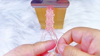 Pink Perfection: Weaving a Lovely Cord Bracelet