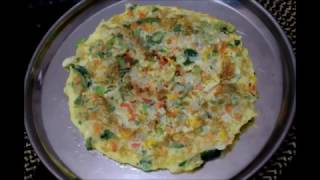 Colorful Spicy Tasty Veggies Omelette || Vegetable Omelette - Sidedish\Breakfast