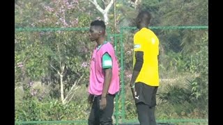 Séance d’entraînement  des Lions du Sénégal après la qualification  en quart Ismaila SARR...