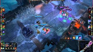 Ezreal Quadra Kill with one Ult