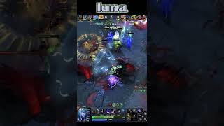 LUNA is Broken🔥Instant 3905 Golds in 30 Second #dota2 #shorts #Rampage