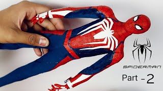 Homemade PS4 Spider man action figure out of paper | Part - 2