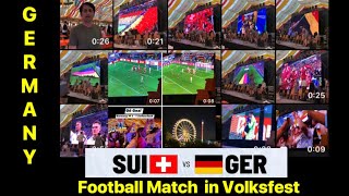 Germany 🇩🇪 1 - 1 Switzerland 🇨🇭 Live Match Viewing in Volksfest Aschaffenburg #EURO2024 #football