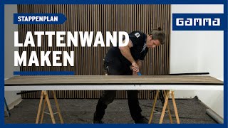 Lattenwand maken in 4 stappen | GAMMA België