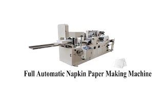 Automatic two color printing napkin paper making machine