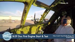 VIDEO TEASER: B-29 Doc Engine Start & Test (Cockpit Cam 1)