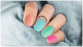 Glitter Sugar Nail Powder Gradient Sparkle Nail Art #Shorts