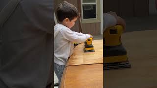 Future craftsman #diytable #crafts #craftsman