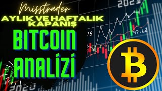 Bitcoin Aylık ve Haftalık Kapanış Öncesi 31.07.2022