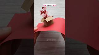 DIY cute love card 🩷💓 | Diy handmade card💖 #shorts #ytshort #craft #gift #craftideas #diygift