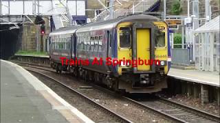 Trains at Springburn 17/06/17