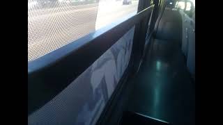 San Joaquin RTD bus route 40 Local ride along back