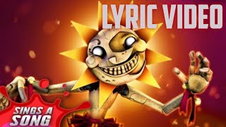 FNAF lyric song "Sunnydrop sings a song" by @AaronFraserNash