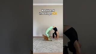 Backbend easyy peasyy 🔥 / Backbend tutorial y’all asked for 💚 #shorts #backbend #flexibility #yoga