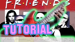 Friends (Joe Satriani) Guitar Tutorial with tab - intro & solo - play it better-er