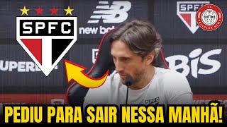 PEDIU PRA SAIR! ZUBELDIA VAI DEIXAR O SÃO PAULO PARA TREINAR O BOCA JUNIORS! NOTÍCIAS DO SÃO PAULO!