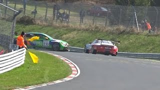 CRASH Audi RS 3 LMS  08.04.2017 VLN #2 Nordschlefe Nürburgring