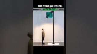 Wind powered street light