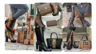 Perfect Pairing: How to Match Your Leather Boots with a Stylish Leather Bag#fashionstyle #fashion