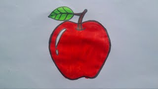 How to Draw an Apple Art Tutorial |