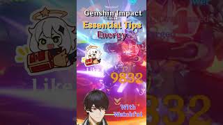 Genshin Impact Energy Tip #shorts