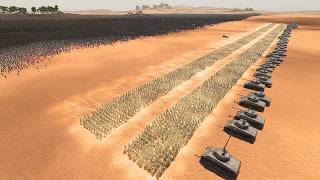 1,000,000 PERSIANS vs 10 K US WW2 ARMY | Ultimate Epic Battle Simulator 2