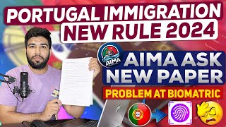 Portugal 🇵🇹 Aveiro Aima Need New Document for Biometric Experience 2024 | Portugal immigration