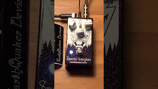 Special Cranker Purple Sparkle by EQD and neck pickup on Squire VM JM