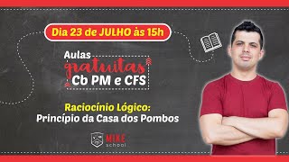 CFS e Cabo PM - CASA DOS POMBOS - Raciocínio Lógico - Matemática Mike