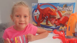 Распаковка Dino track из магазина Ашан