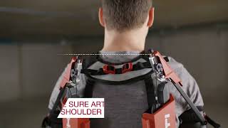 Hilti EXO S Exoskeleton designed for overhead work   how to adjust and fit