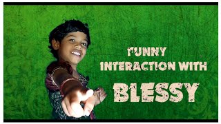 Funny interaction with Blessy | fun with kids | #interview | #Venkyvenkat #kidsfun