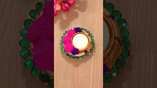 T light candle holder #shorts #youtubeshorts  #claycraftcorner #diwali