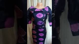 Adire short dress #fashion #afrobeats #africafashion